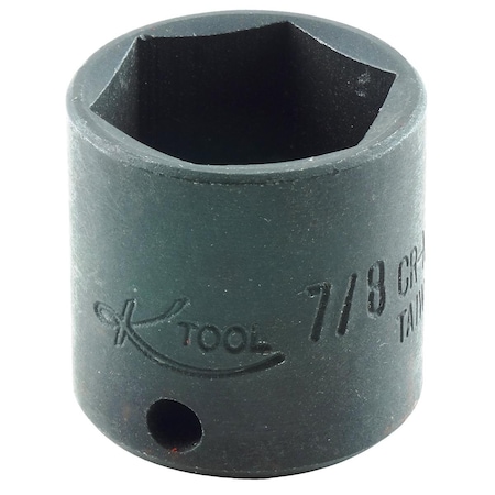 K-Tool International 3/8" Drive Impact Socket black oxide, Standard 6Pt, 3/8"Dr, 7/8 KTI-32128